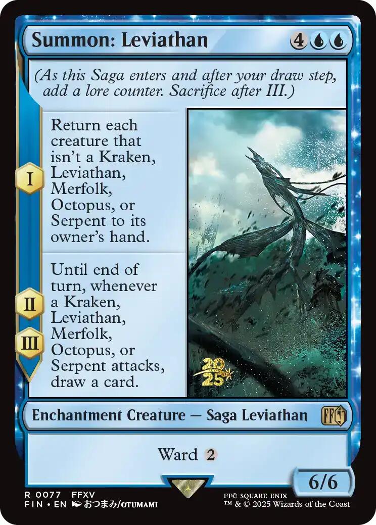 Summon: Leviathan [FINAL FANTASY Prerelease Promo] | Exor Games New Glasgow