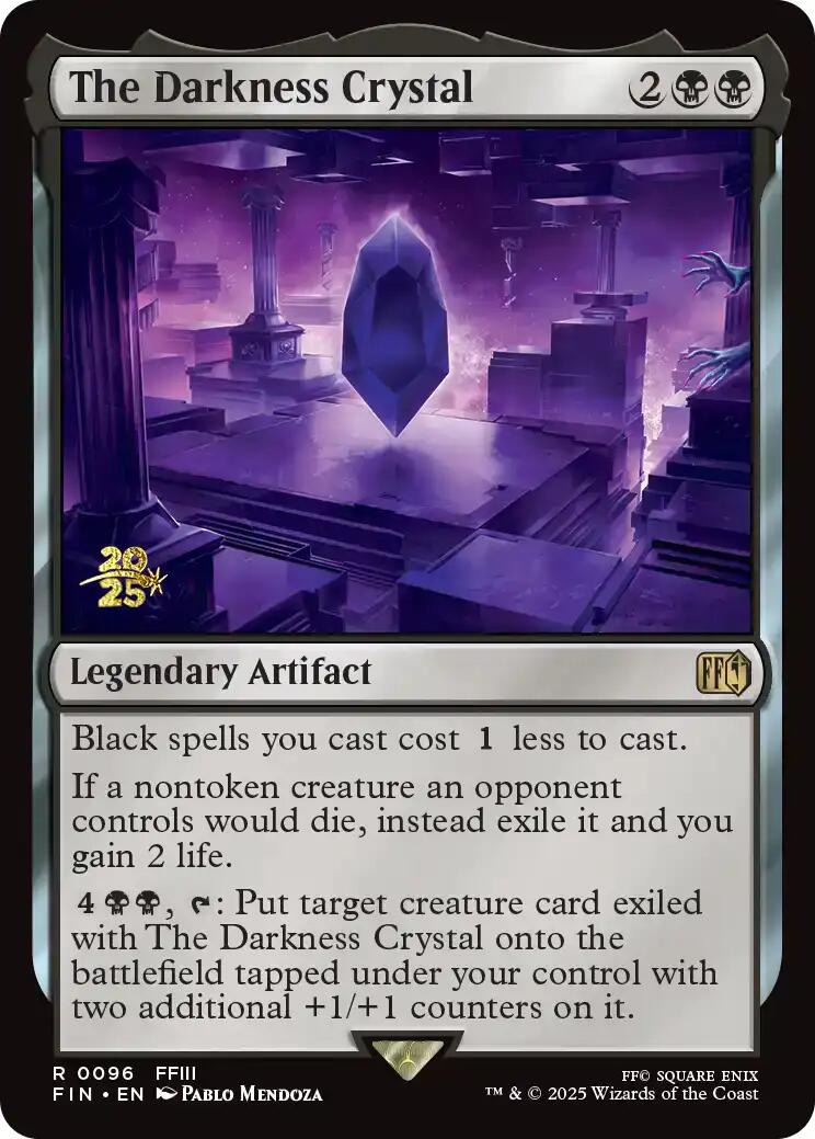 The Darkness Crystal [FINAL FANTASY Prerelease Promo] | Exor Games New Glasgow