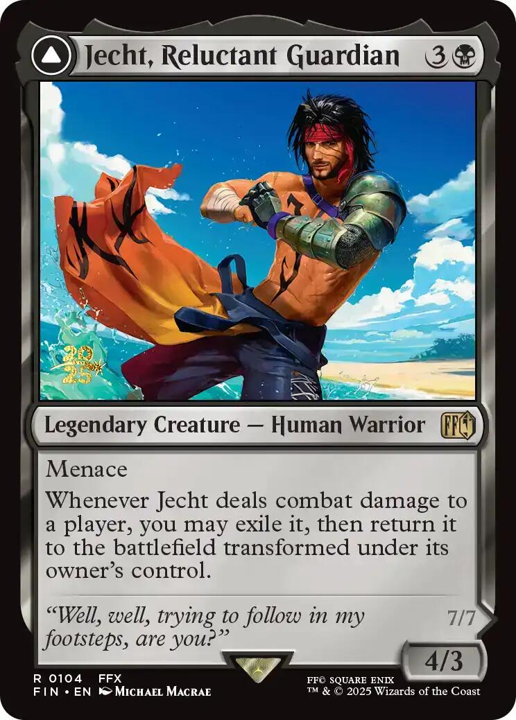 Jecht, Reluctant Guardian // Braska's Final Aeon [FINAL FANTASY Prerelease Promo] | Exor Games New Glasgow