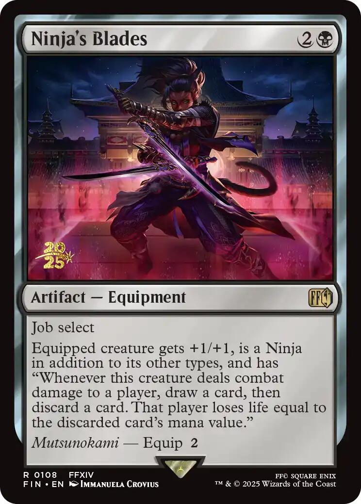 Ninja's Blades [FINAL FANTASY Prerelease Promo] | Exor Games New Glasgow