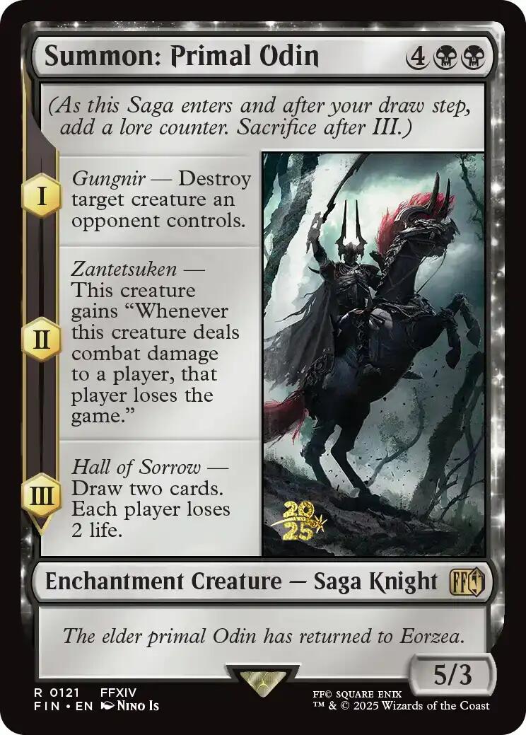 Summon: Primal Odin [FINAL FANTASY Prerelease Promo] | Exor Games New Glasgow