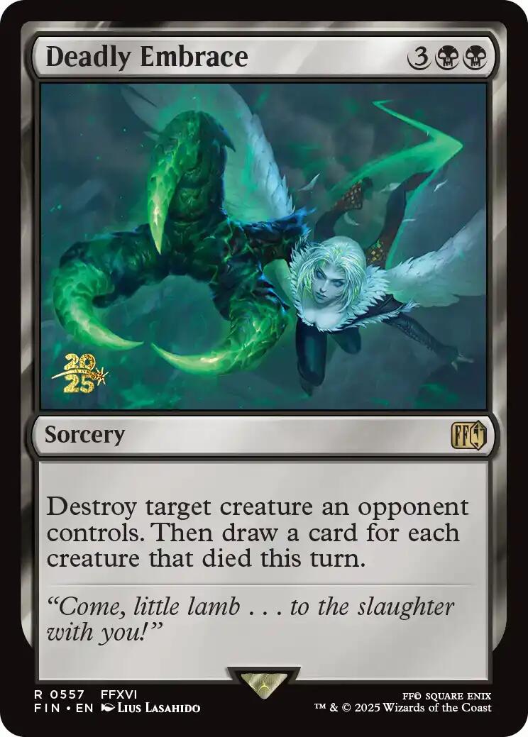 Deadly Embrace [FINAL FANTASY Prerelease Promo] | Exor Games New Glasgow