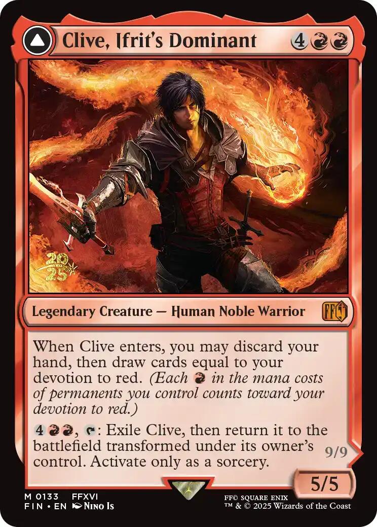 Clive, Ifrit's Dominant [FINAL FANTASY Prerelease Promo] | Exor Games New Glasgow