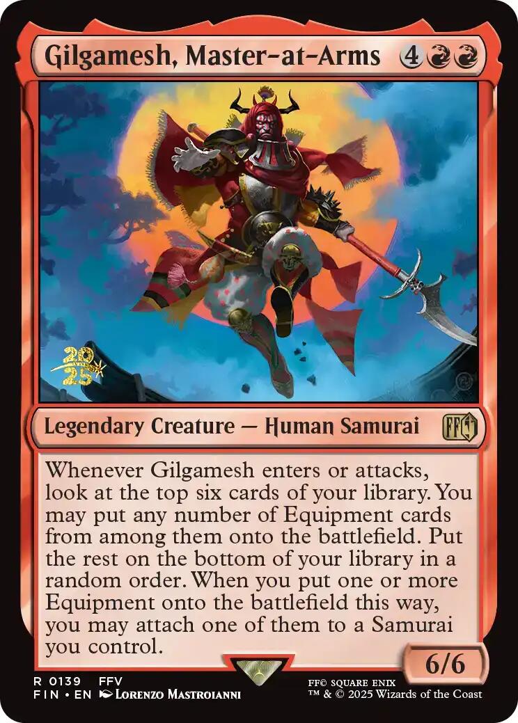 Gilgamesh, Master-at-Arms [FINAL FANTASY Prerelease Promo] | Exor Games New Glasgow