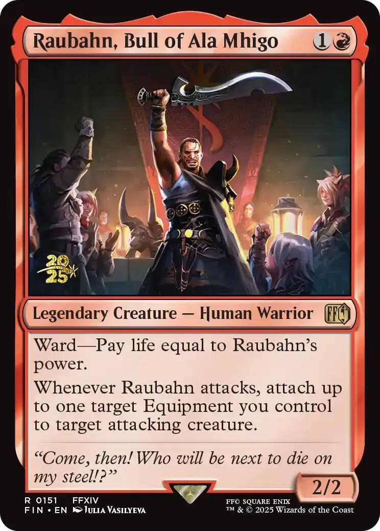 Raubahn, Bull of Ala Mhigo [FINAL FANTASY Prerelease Promo] | Exor Games New Glasgow