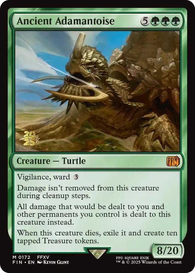 Ancient Adamantoise [FINAL FANTASY Prerelease Promo] | Exor Games New Glasgow