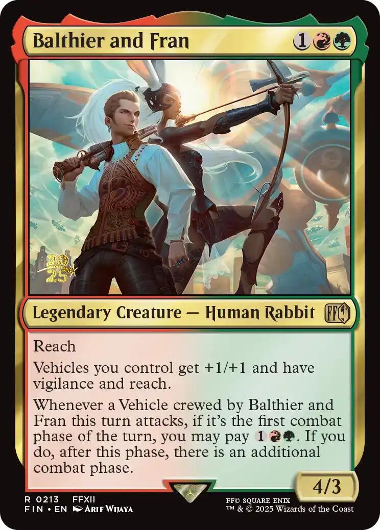 Balthier and Fran [FINAL FANTASY Prerelease Promo] | Exor Games New Glasgow