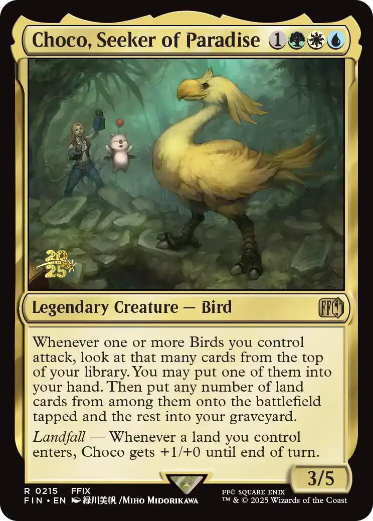 Choco, Seeker of Paradise [FINAL FANTASY Prerelease Promo] | Exor Games New Glasgow