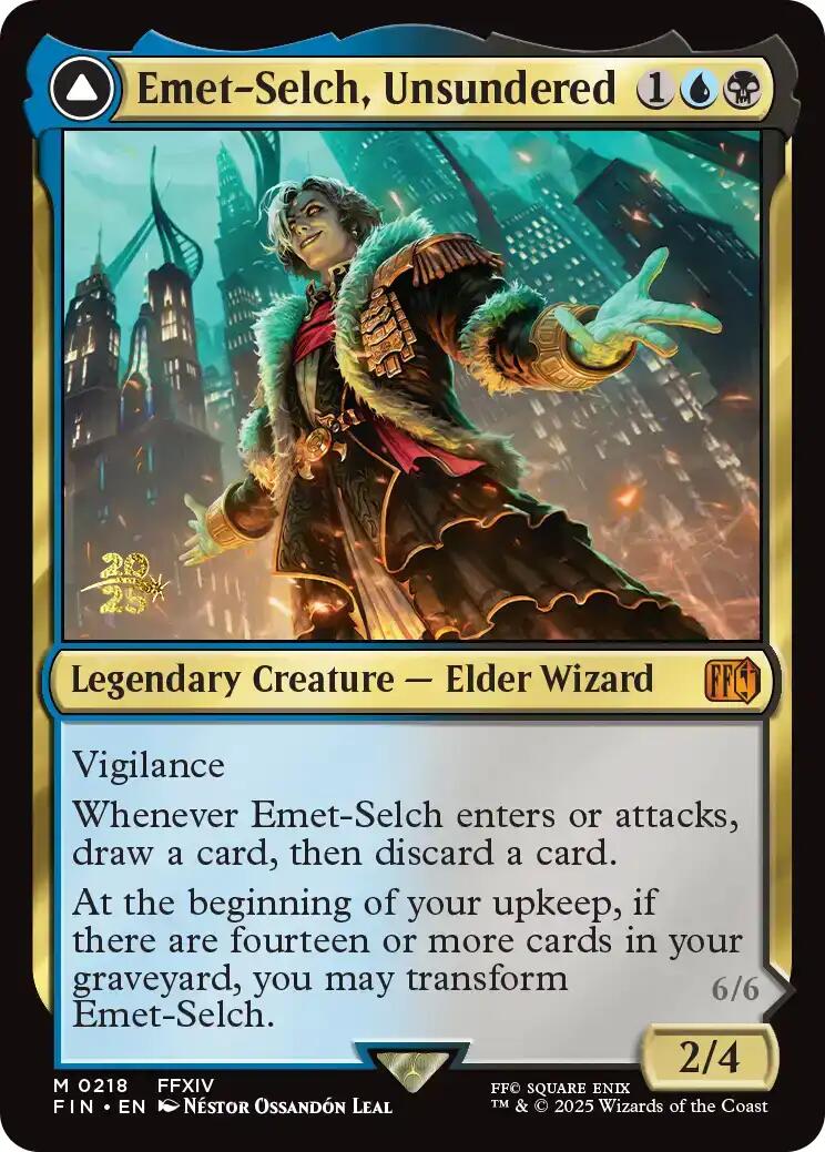 Emet-Selch, Unsundered // Hades, Sorcerer of Eld [FINAL FANTASY Prerelease Promo] | Exor Games New Glasgow