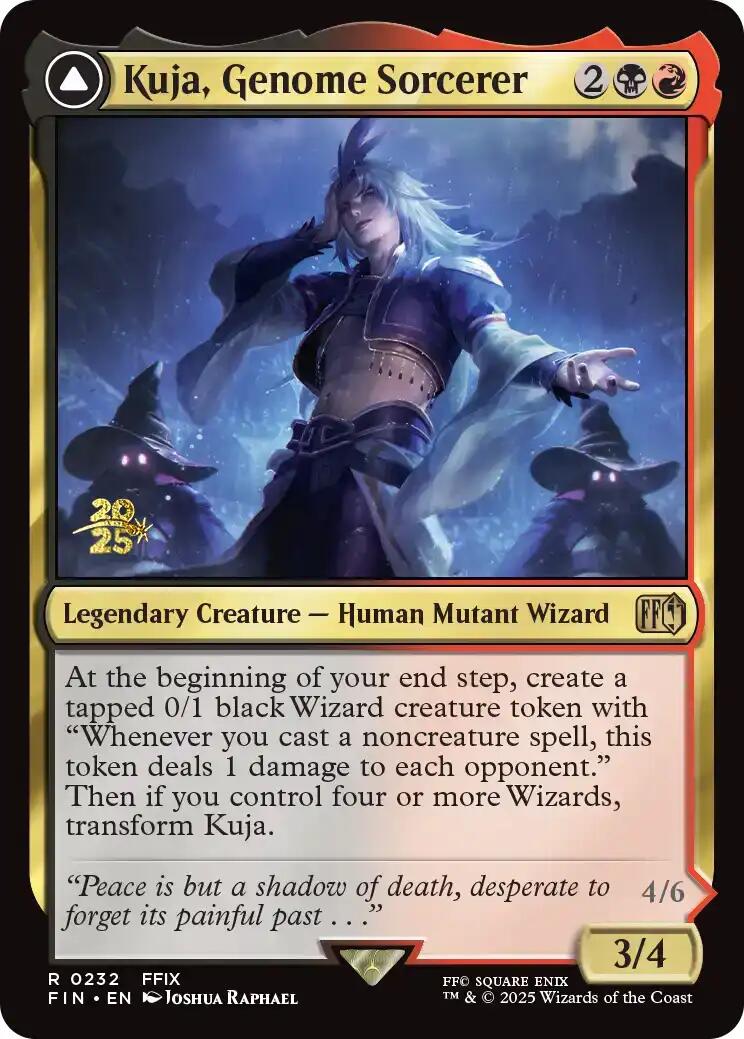 Kuja, Genome Sorcerer // Trance Kuja, Fate Defied [FINAL FANTASY Prerelease Promo] | Exor Games New Glasgow