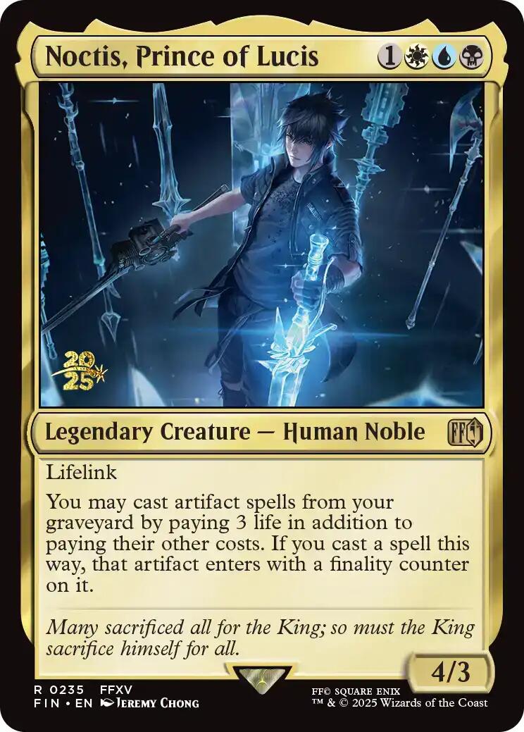Noctis, Prince of Lucis [FINAL FANTASY Prerelease Promo] | Exor Games New Glasgow