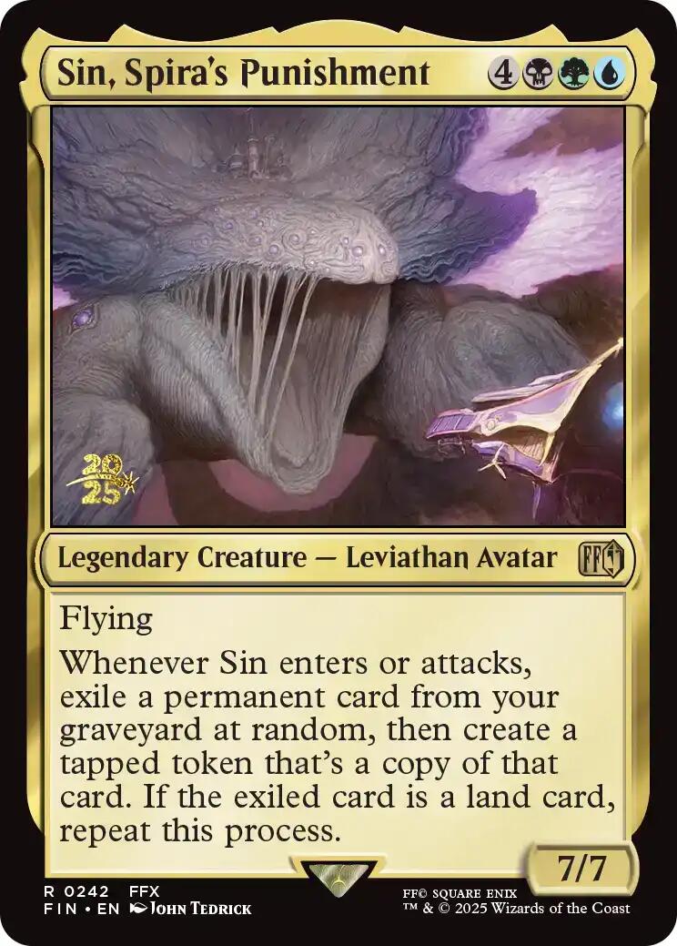 Sin, Spira's Punishment [FINAL FANTASY Prerelease Promo] | Exor Games New Glasgow