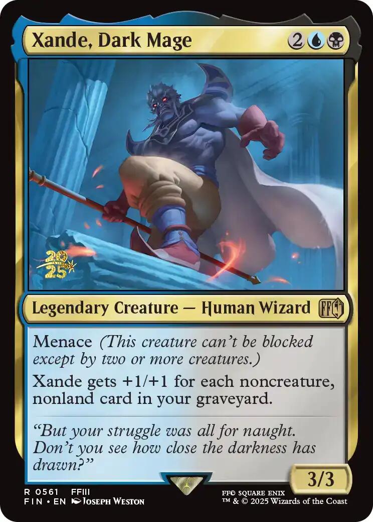 Xande, Dark Mage [FINAL FANTASY Prerelease Promo] | Exor Games New Glasgow