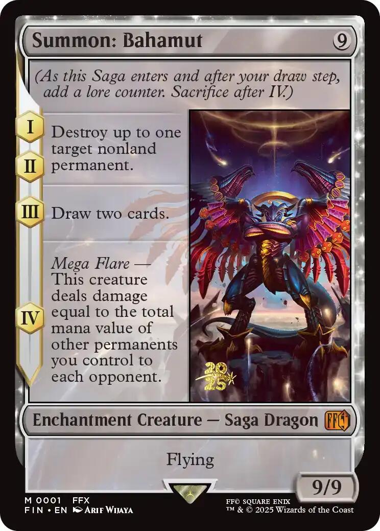 Summon: Bahamut [FINAL FANTASY Prerelease Promo] | Exor Games New Glasgow