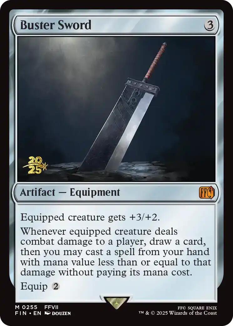 Buster Sword [FINAL FANTASY Prerelease Promo] | Exor Games New Glasgow