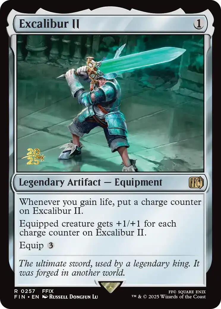 Excalibur II [FINAL FANTASY Prerelease Promo] | Exor Games New Glasgow