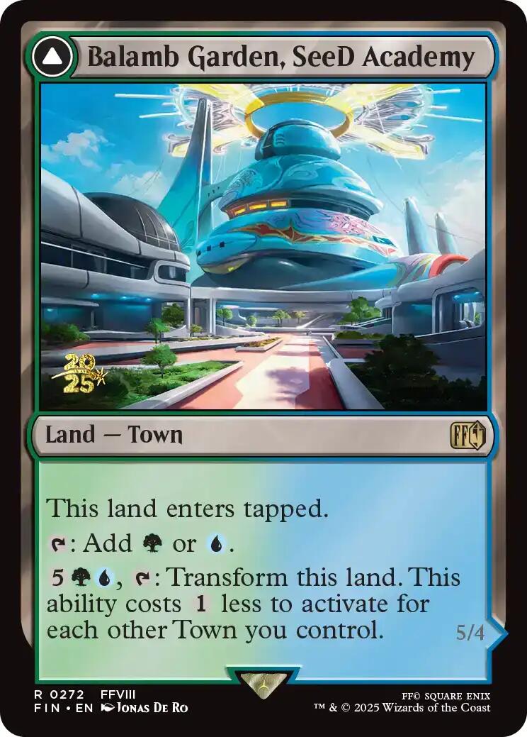 Balamb Garden, SeeD Academy // Balamb Garden, Airborne [FINAL FANTASY Prerelease Promo] | Exor Games New Glasgow