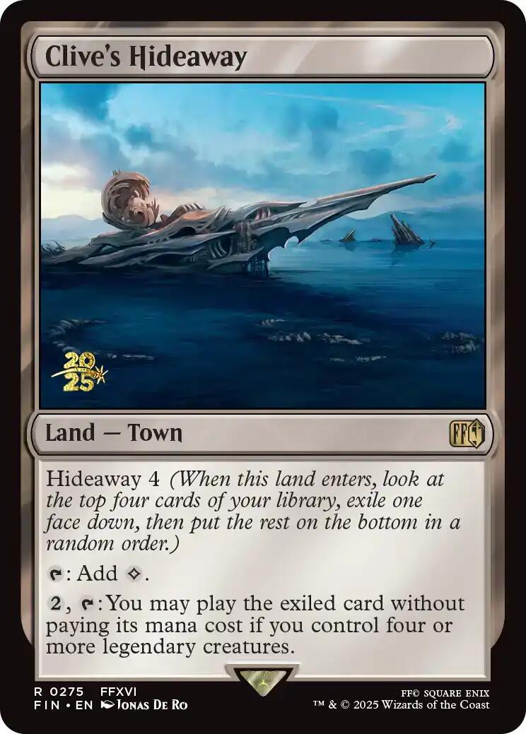 Clive's Hideaway [FINAL FANTASY Prerelease Promo] | Exor Games New Glasgow
