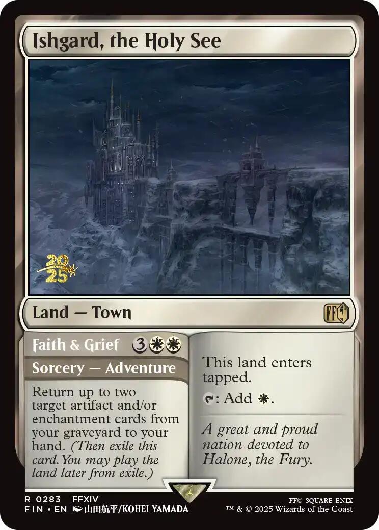 Ishgard, the Holy See [FINAL FANTASY Prerelease Promo] | Exor Games New Glasgow