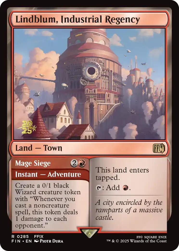 Lindblum, Industrial Regency [FINAL FANTASY Prerelease Promo] | Exor Games New Glasgow