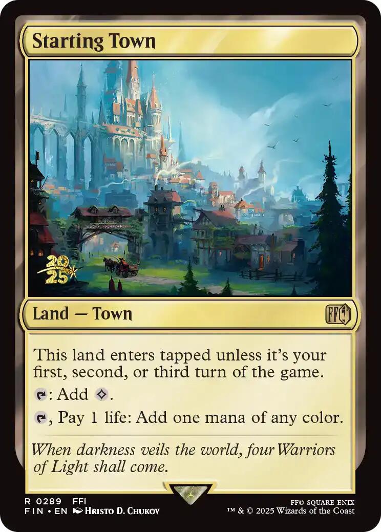Starting Town [FINAL FANTASY Prerelease Promo] | Exor Games New Glasgow