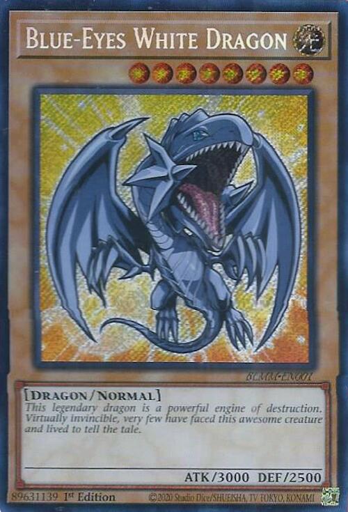 Blue-Eyes White Dragon [BLMM-EN001] Secret Rare | Exor Games New Glasgow