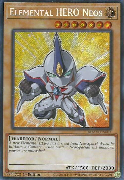 Elemental HERO Neos [BLMM-EN003] Secret Rare | Exor Games New Glasgow
