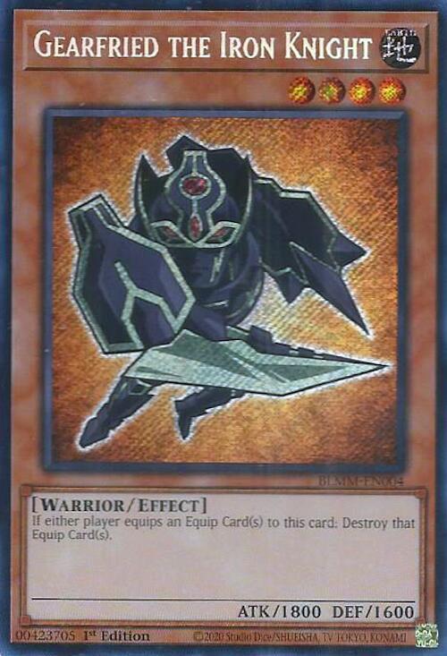 Gearfried the Iron Knight [BLMM-EN004] Secret Rare | Exor Games New Glasgow
