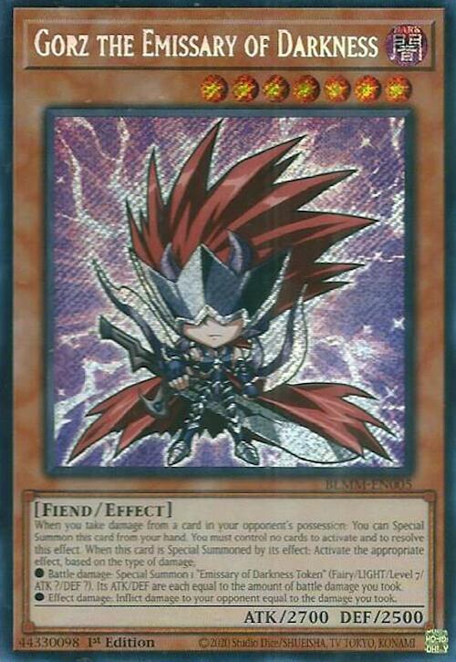 Gorz the Emissary of Darkness [BLMM-EN005] Secret Rare | Exor Games New Glasgow