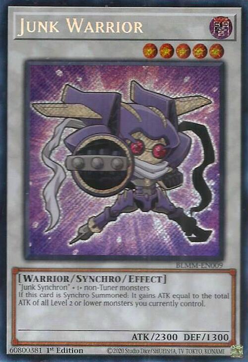 Junk Warrior [BLMM-EN009] Secret Rare | Exor Games New Glasgow