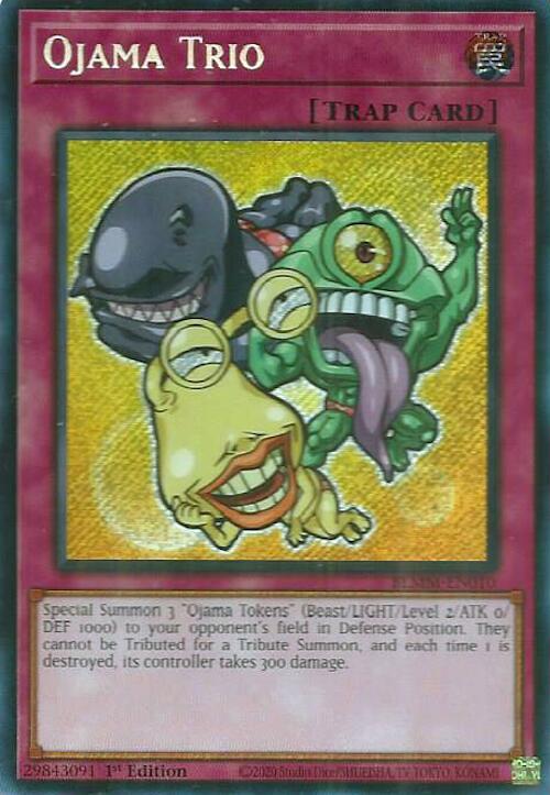 Ojama Trio [BLMM-EN010] Secret Rare | Exor Games New Glasgow