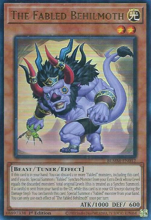 The Fabled Behilmoth [BLMM-EN012] Ultra Rare | Exor Games New Glasgow