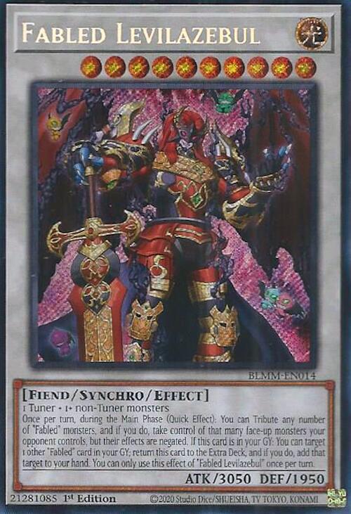 Fabled Levilazebul [BLMM-EN014] Secret Rare | Exor Games New Glasgow