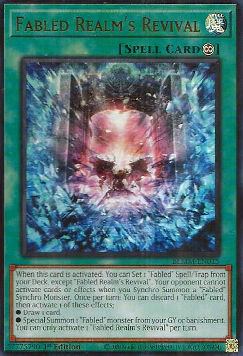 Fabled Realm's Revival [BLMM-EN015] Ultra Rare | Exor Games New Glasgow