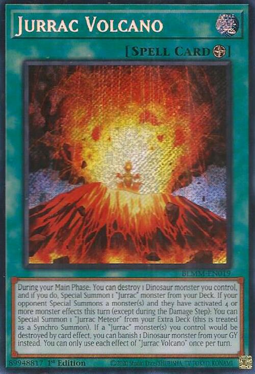 Jurrac Volcano [BLMM-EN019] Secret Rare | Exor Games New Glasgow