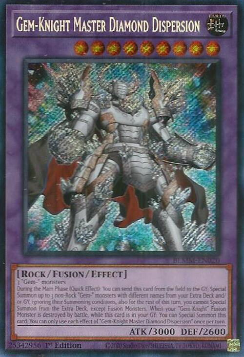 Gem-Knight Master Diamond Dispersion [BLMM-EN020] Secret Rare | Exor Games New Glasgow