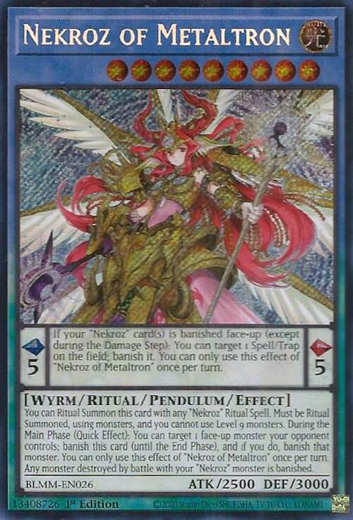 Nekroz of Metaltron [BLMM-EN026] Secret Rare | Exor Games New Glasgow