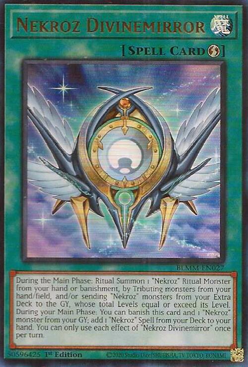 Nekroz Divinemirror [BLMM-EN027] Ultra Rare | Exor Games New Glasgow