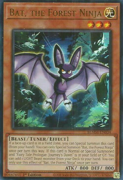 Bat, the Forest Ninja [BLMM-EN034] Ultra Rare | Exor Games New Glasgow