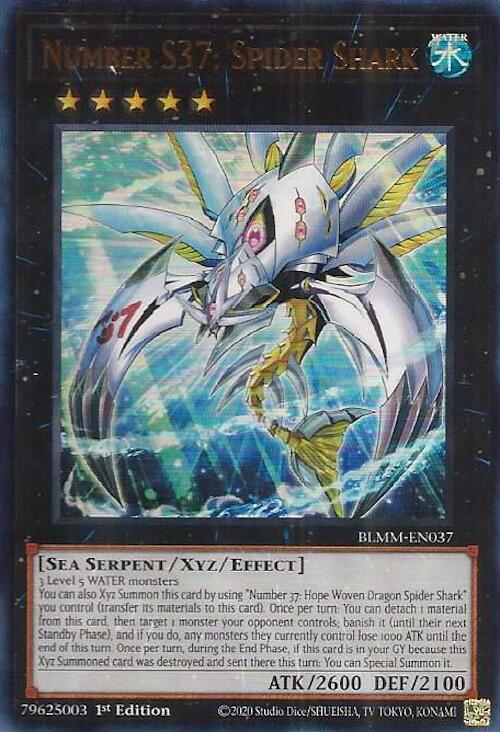 Number S37: Spider Shark [BLMM-EN037] Ultra Rare | Exor Games New Glasgow