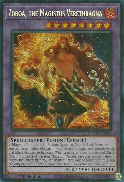 Zoroa, the Magistus Verethragna [BLMM-EN045] Secret Rare | Exor Games New Glasgow