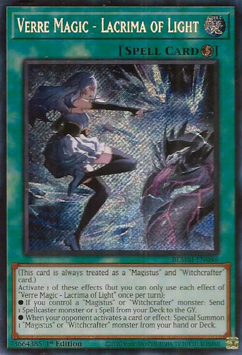 Verre Magic - Lacrima of Light [BLMM-EN046] Secret Rare | Exor Games New Glasgow