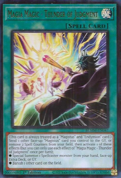 Magia Magic - Thunder of Judgment [BLMM-EN047] Ultra Rare | Exor Games New Glasgow