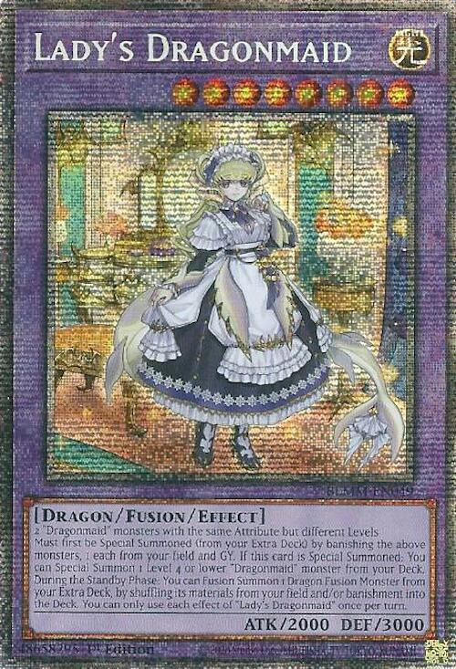 Lady's Dragonmaid (Starlight Rare) [BLMM-EN049] Starlight Rare | Exor Games New Glasgow