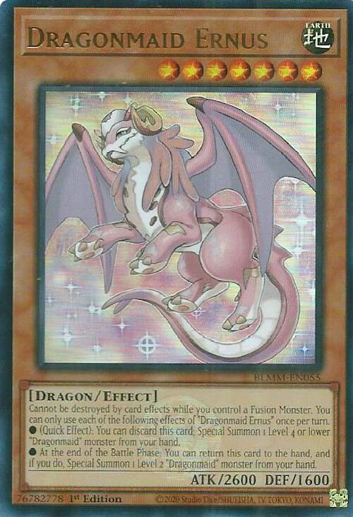 Dragonmaid Ernus [BLMM-EN055] Ultra Rare | Exor Games New Glasgow
