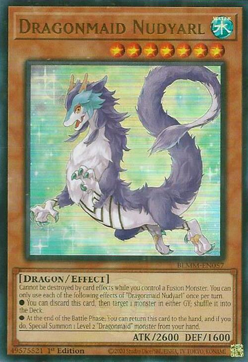 Dragonmaid Nudyarl [BLMM-EN057] Ultra Rare | Exor Games New Glasgow