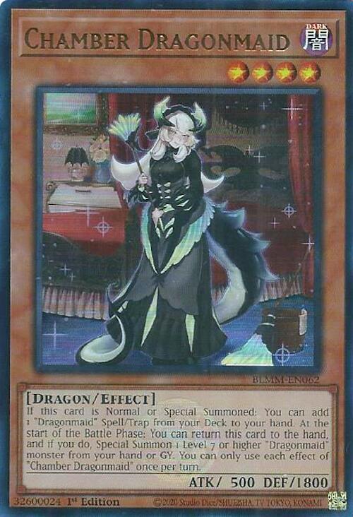 Chamber Dragonmaid [BLMM-EN062] Ultra Rare | Exor Games New Glasgow