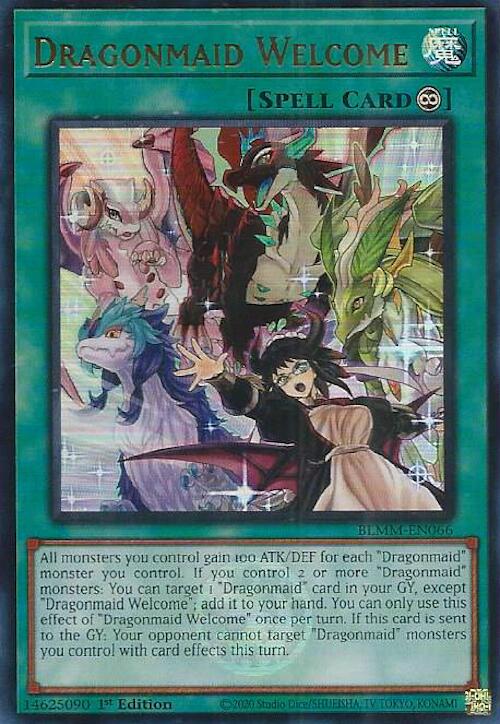 Dragonmaid Welcome [BLMM-EN066] Ultra Rare | Exor Games New Glasgow