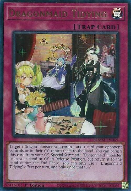 Dragonmaid Tidying [BLMM-EN069] Ultra Rare | Exor Games New Glasgow