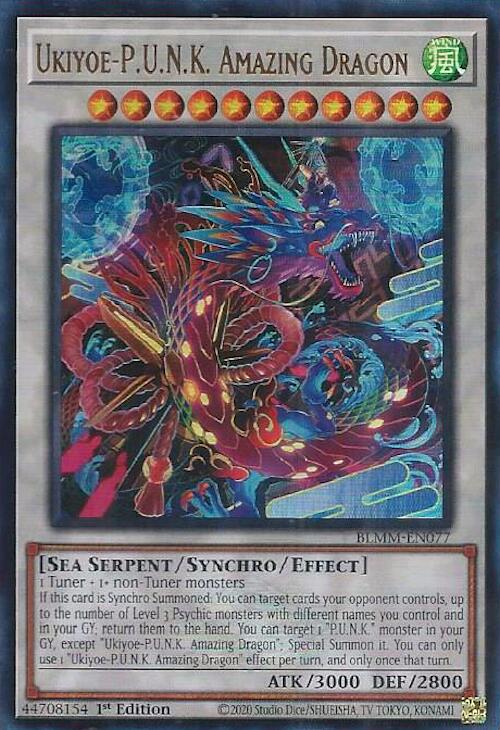 Ukiyoe-P.U.N.K. Amazing Dragon [BLMM-EN077] Ultra Rare | Exor Games New Glasgow